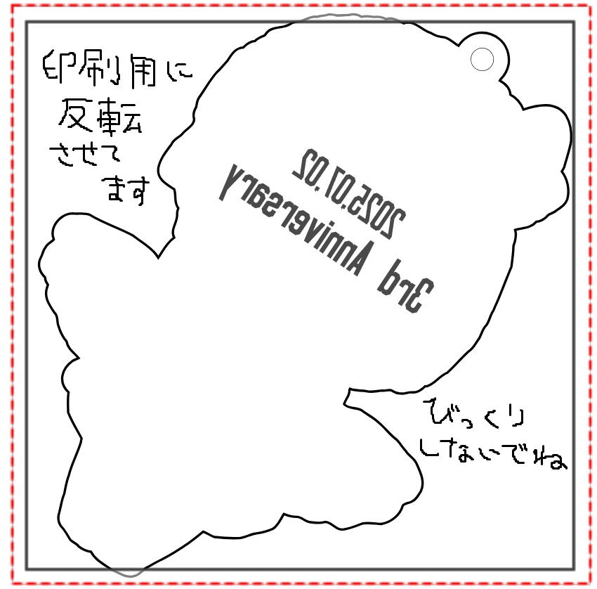 【3周年記念㊗】ミニキャラアクリルキーホルダー【完全受注販売】現在は販売受付終了しています。