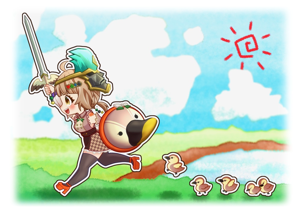 【今までの依頼絵とか】3周年ランダム記念チェキ🦆全15枚【希望がある場合受け付けます!】