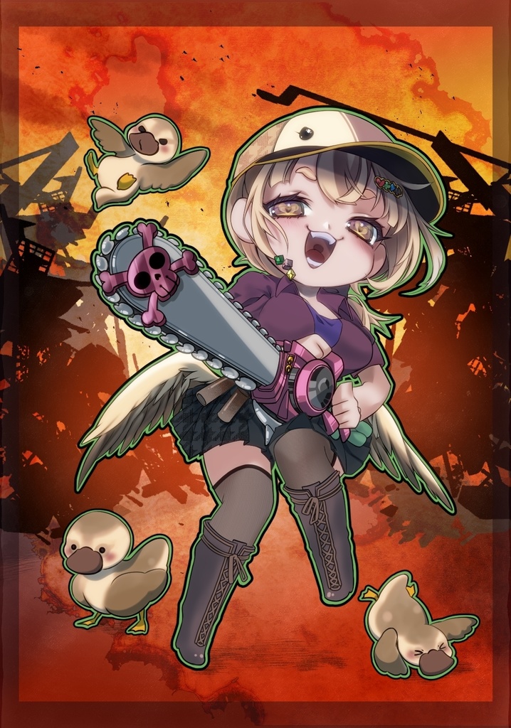 【今までの依頼絵とか】3周年ランダム記念チェキ🦆全15枚【希望がある場合受け付けます!】