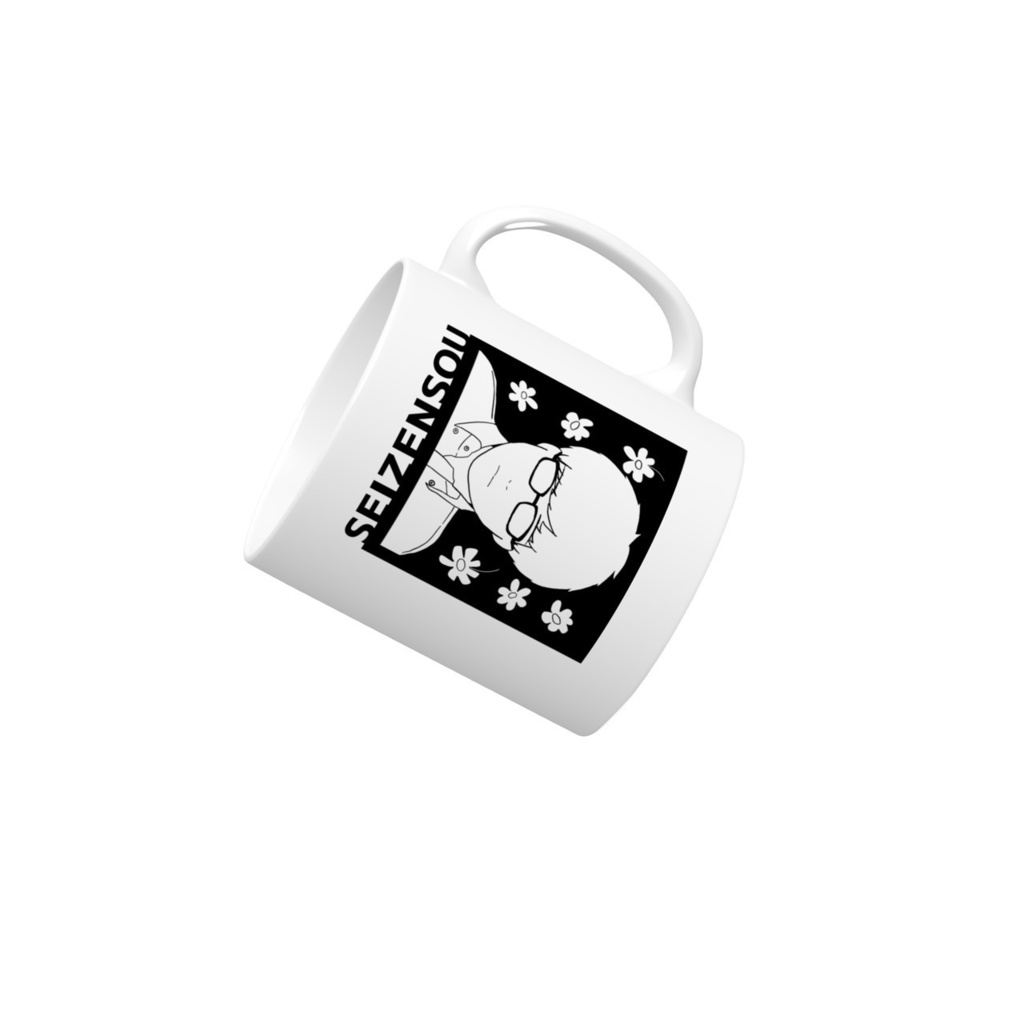 イラストマグカップ(生前葬仕様)