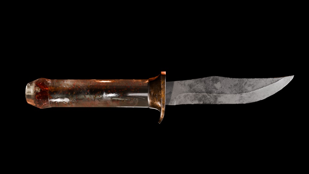 Carbonated soviet Bowie knife