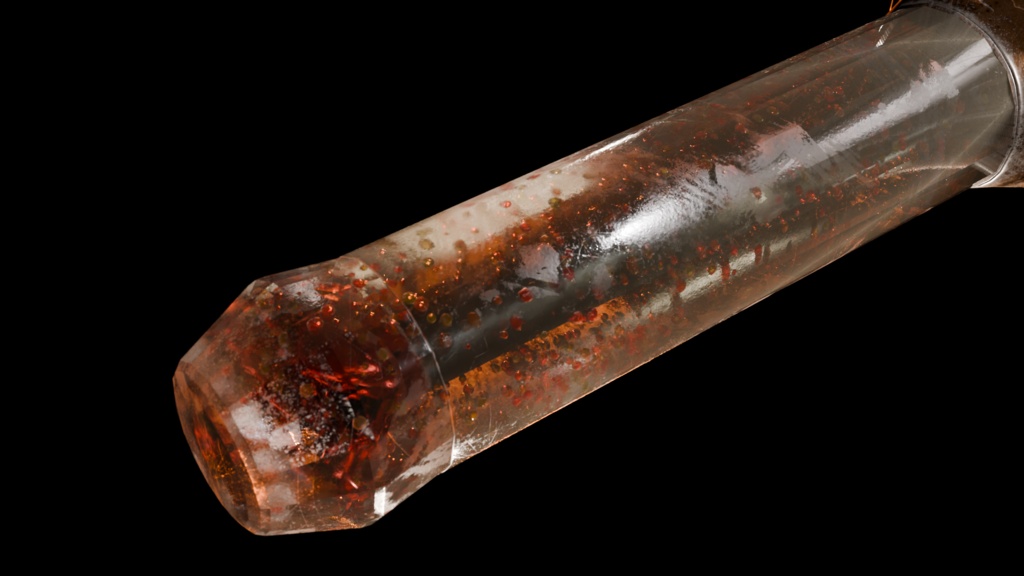 Carbonated soviet Bowie knife