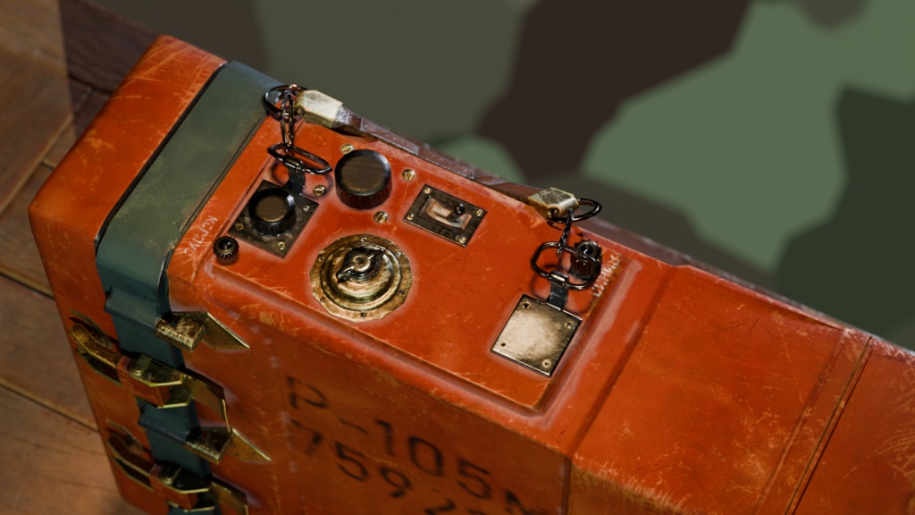 Soviet Radio Station R-105M — Game-Ready Asset (VRChat / VRM Optimized)