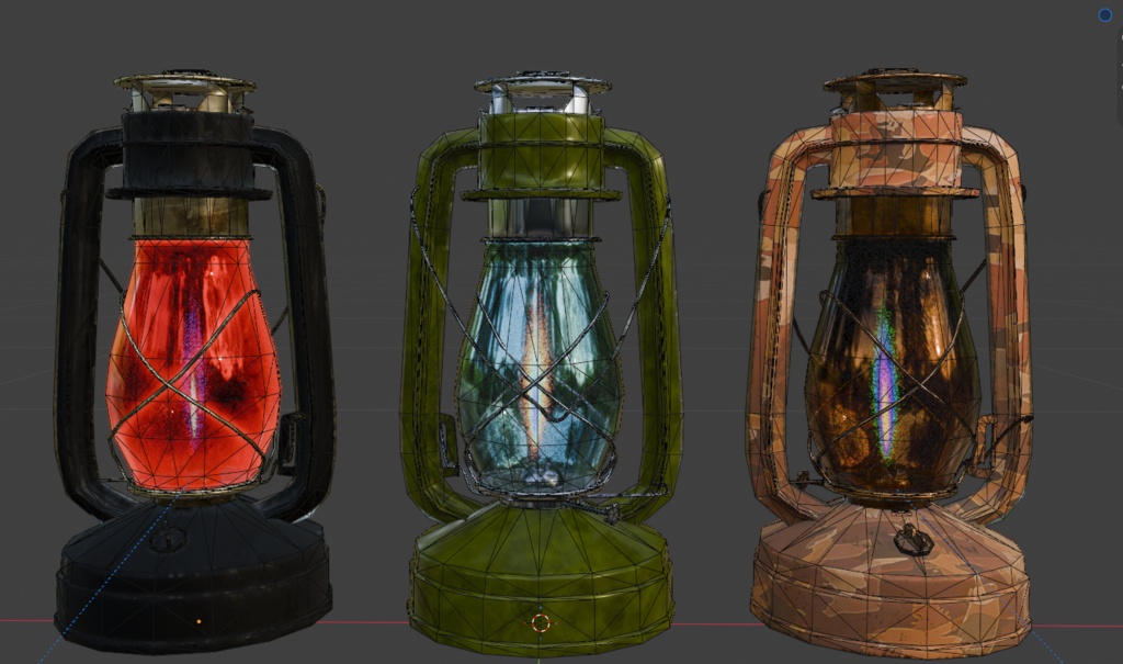 Kerosene Lantern Pack (MK-1) - Game-Ready Asset (VRChat / VRM Optimized)