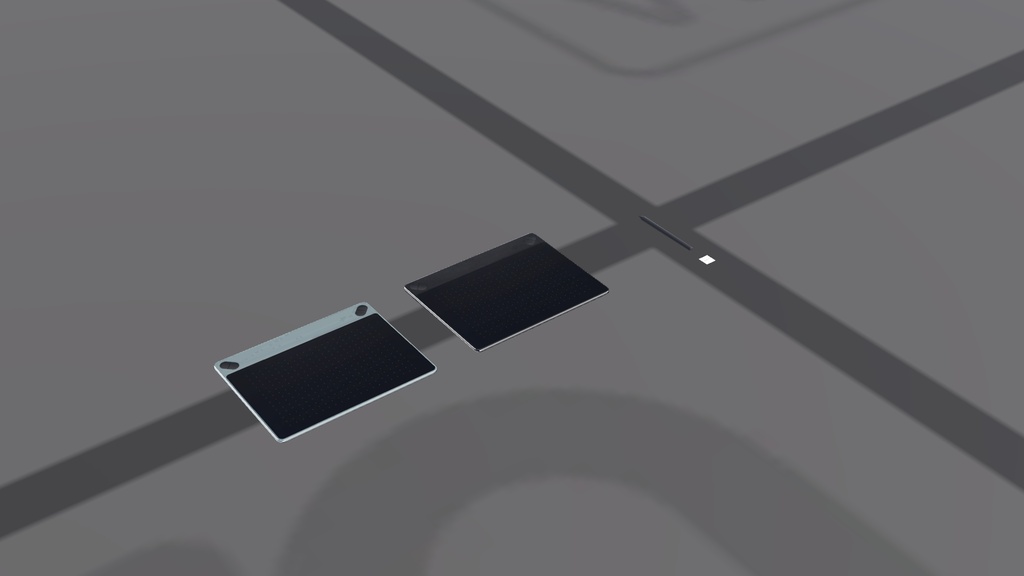 【VRchat向け】板タブ ペン 3Dモデル