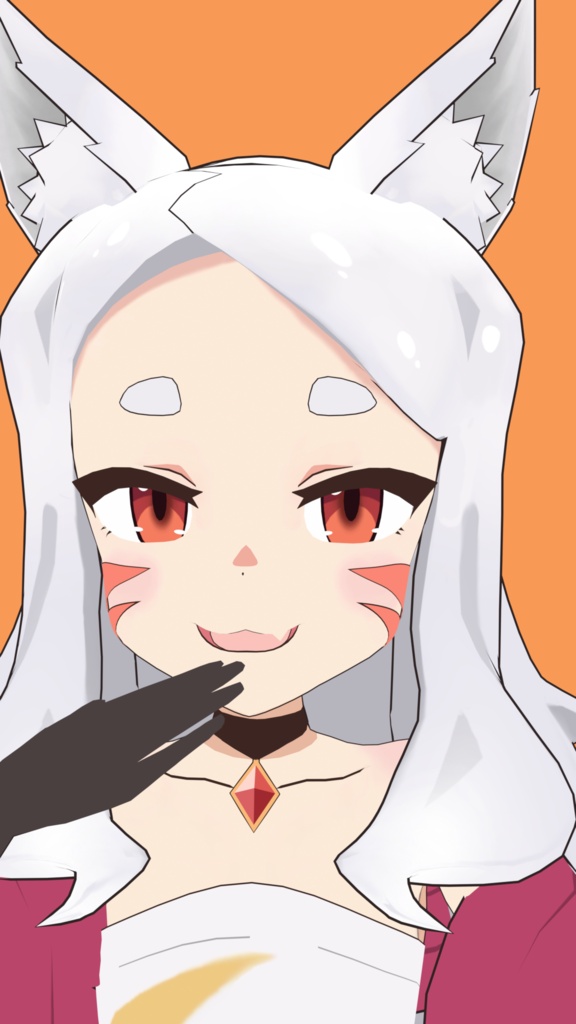 Shiro 3D Model From 世話やきキツネの仙狐さん