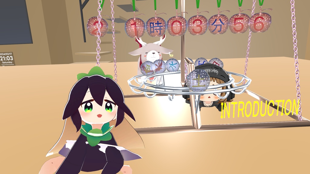 【アバター装備・ワールドインテリア】NEWTON CLOCK(49式OSC搭載)