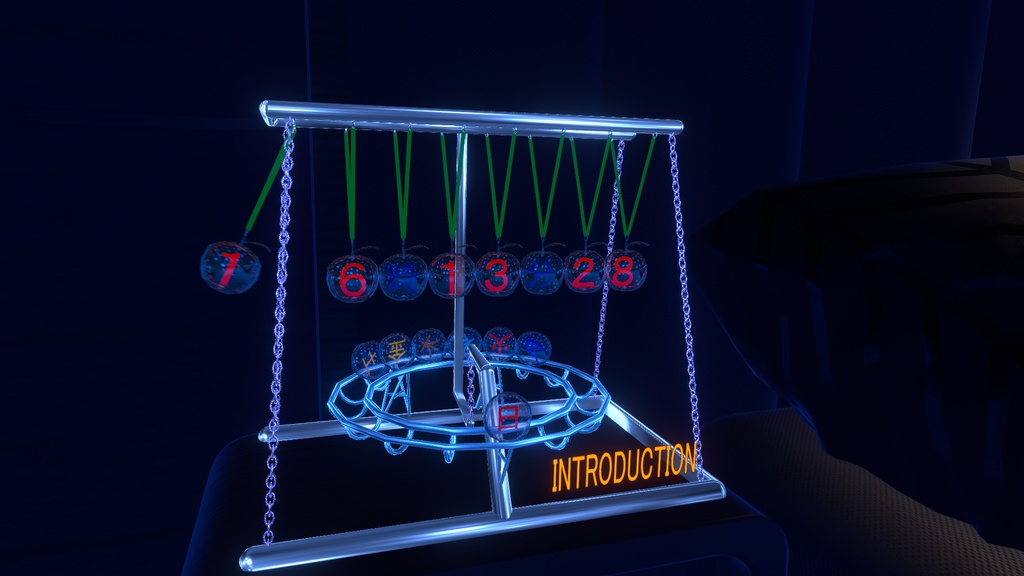 【アバター装備・ワールドインテリア】NEWTON CLOCK(49式OSC搭載)