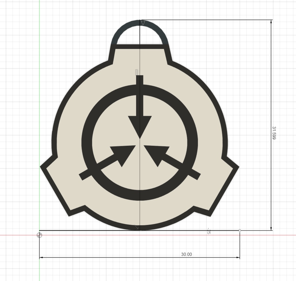 【SCP財団】SCPロゴキーチェーン