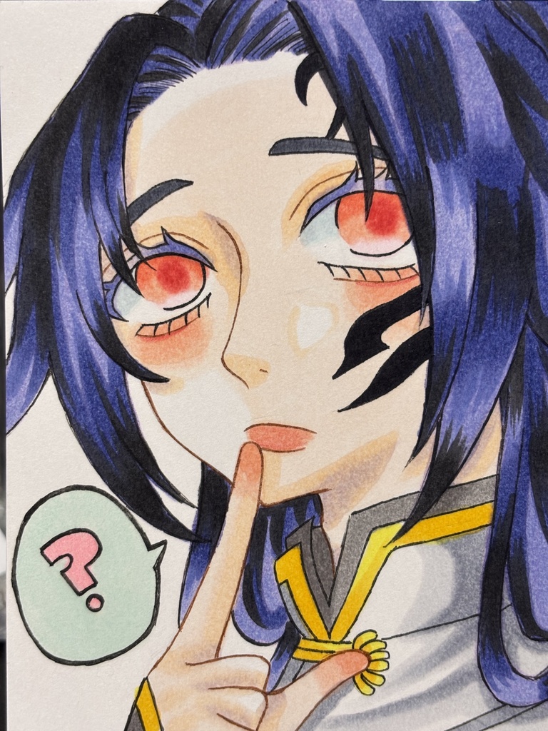 ぶりっこ残花謝必安🌸ポスカ原画