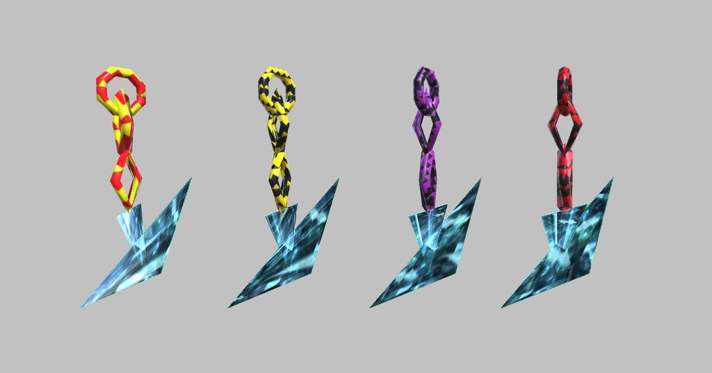 パンク風イヤリング