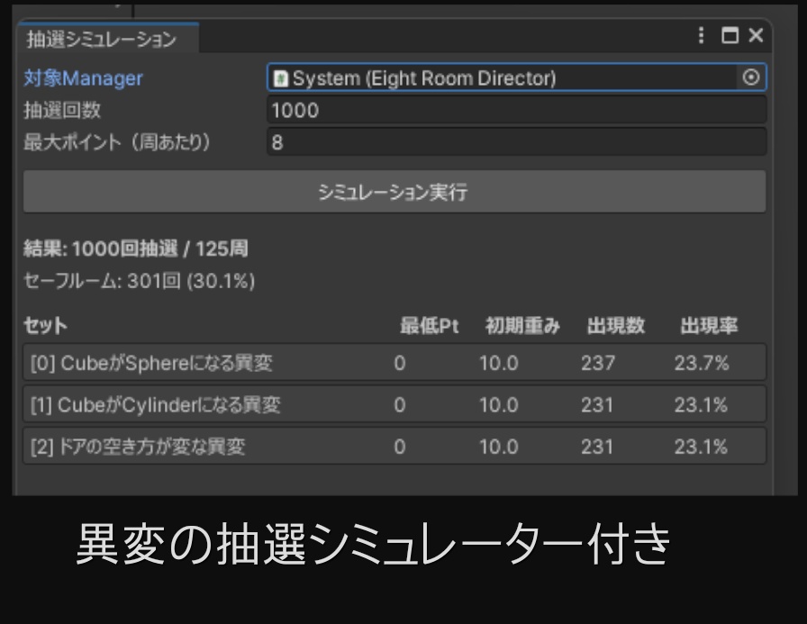 VRChat向け「8番出口」風ワールド作成ギミック
