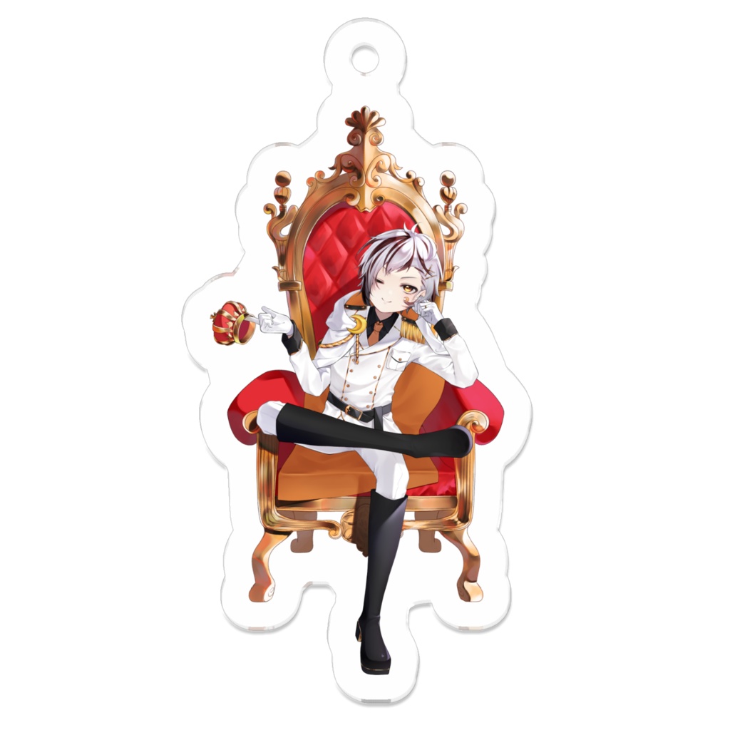 玉座アクリルキーホルダー