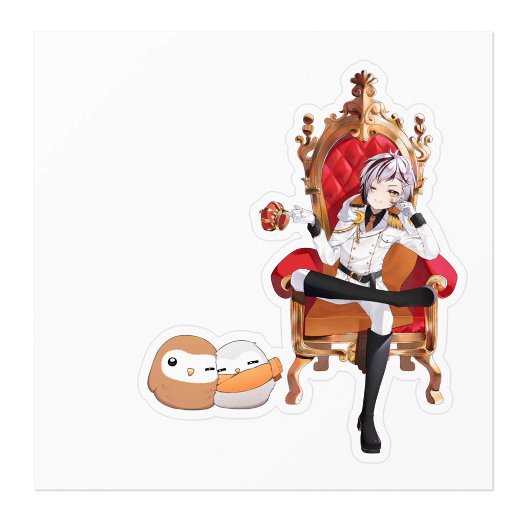 玉座 ステッカー