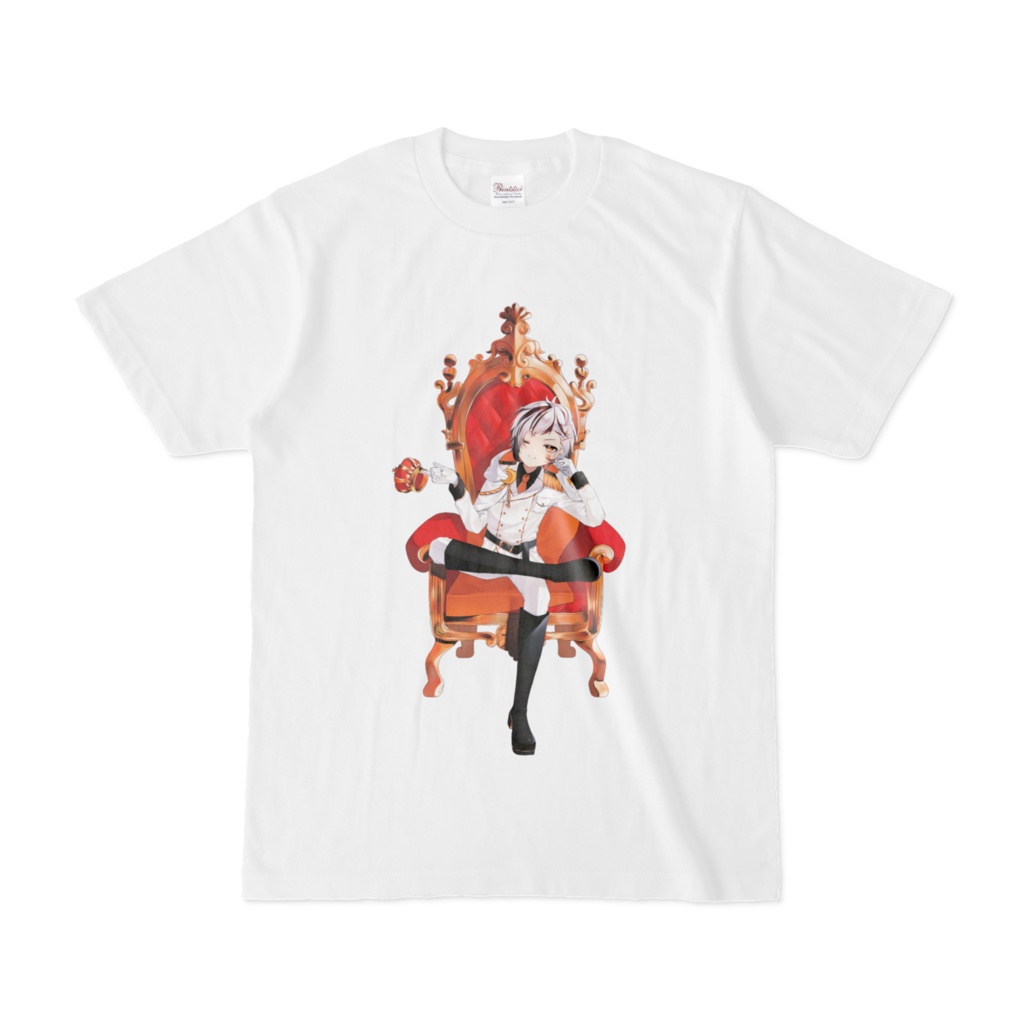 玉座　Tシャツ　白