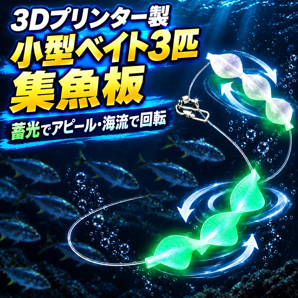 集魚スパイラル仕掛け【爆光】