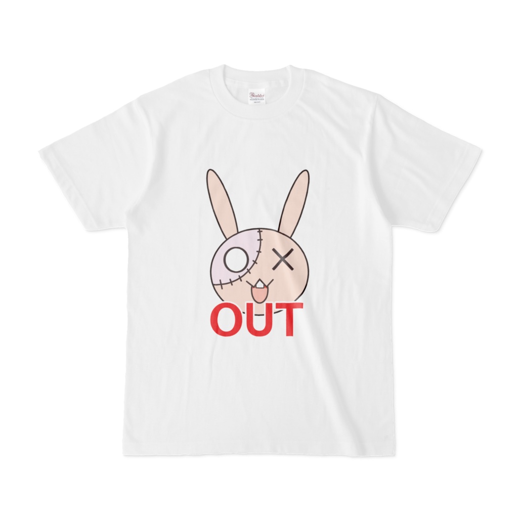 OUTうさぎTシャツ