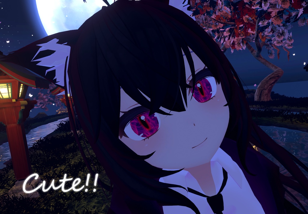 【狐雪ちゃん専用】肌テクスチャ素材 悪魔の目/ Koyuki Skin texture Demon Eyes