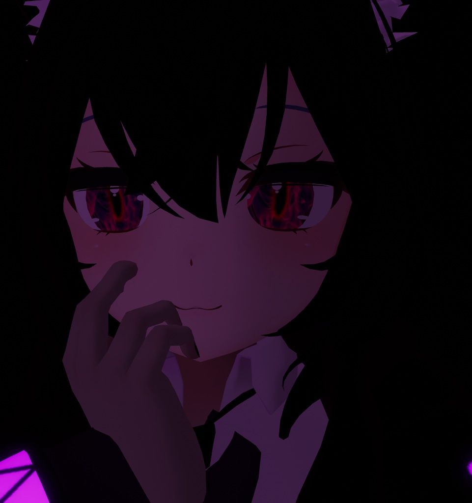 【狐雪ちゃん専用】肌テクスチャ素材 悪魔の目/ Koyuki Skin texture Demon Eyes