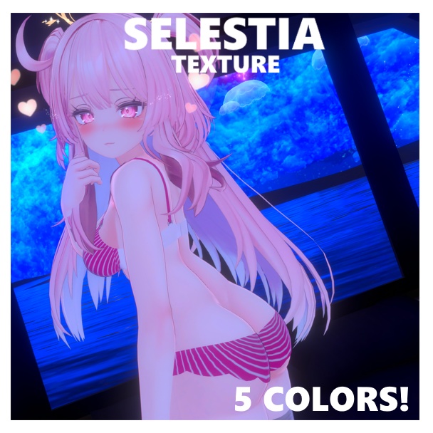 【Selestia】High Quality Stripes Underwear Texture /【 セレスティア】上質なストライプ肌着の風合い