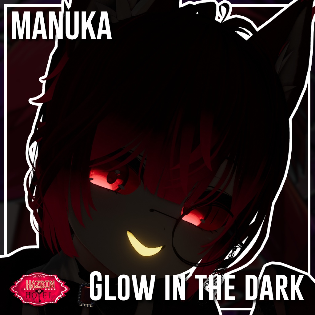 Alastor Makeup Texture & Body for Manuka (Radio Demon) | マヌカ アラスター メイクアップ テクスチャー フェイス&ボディ (ラジオ・デーモン)