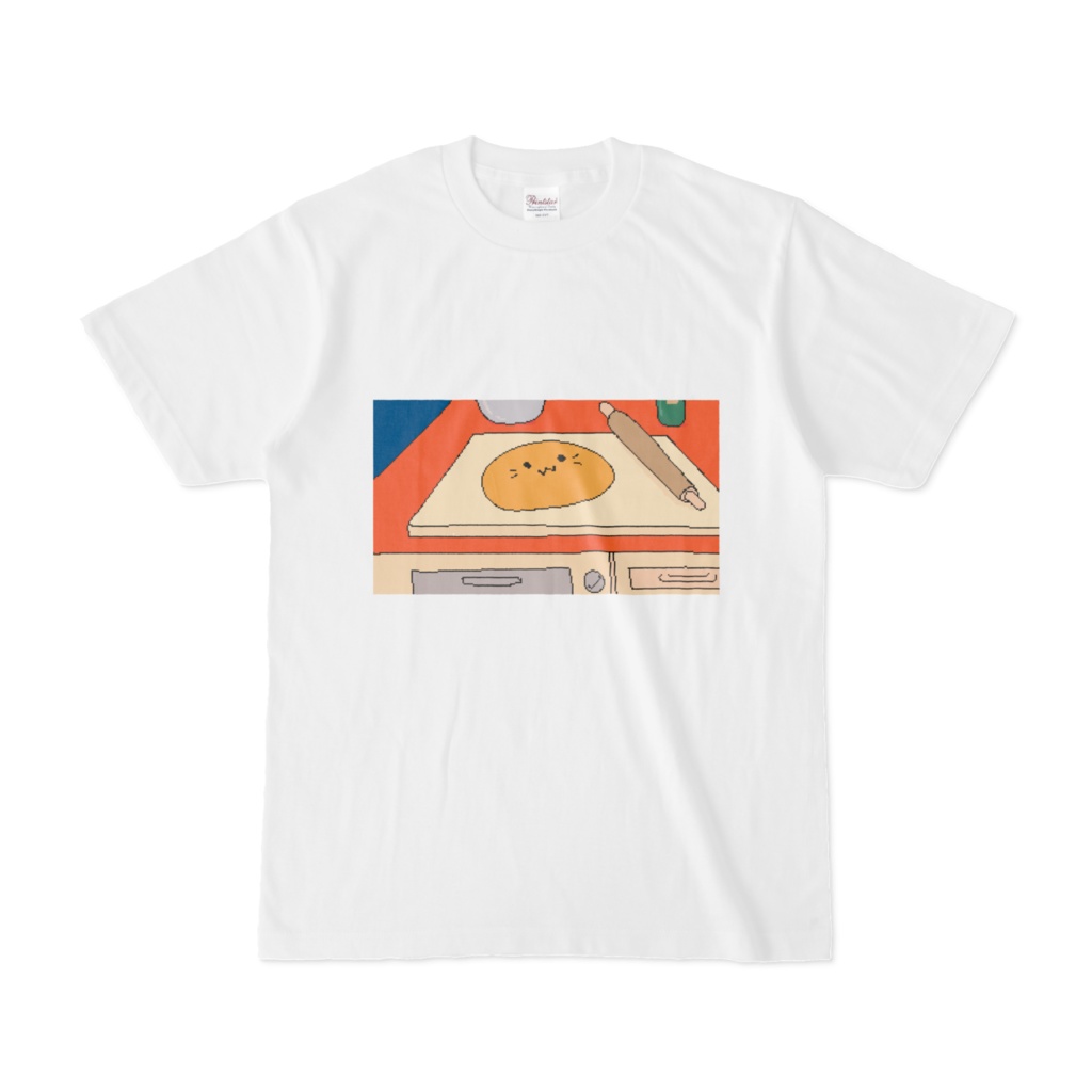blobcat bread dough Tシャツ