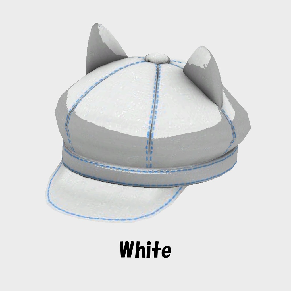 猫耳キャスケット デニム