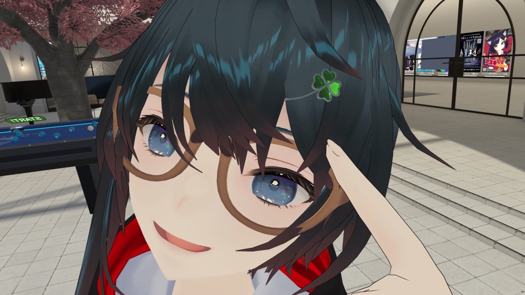 白詰草のヘアピン