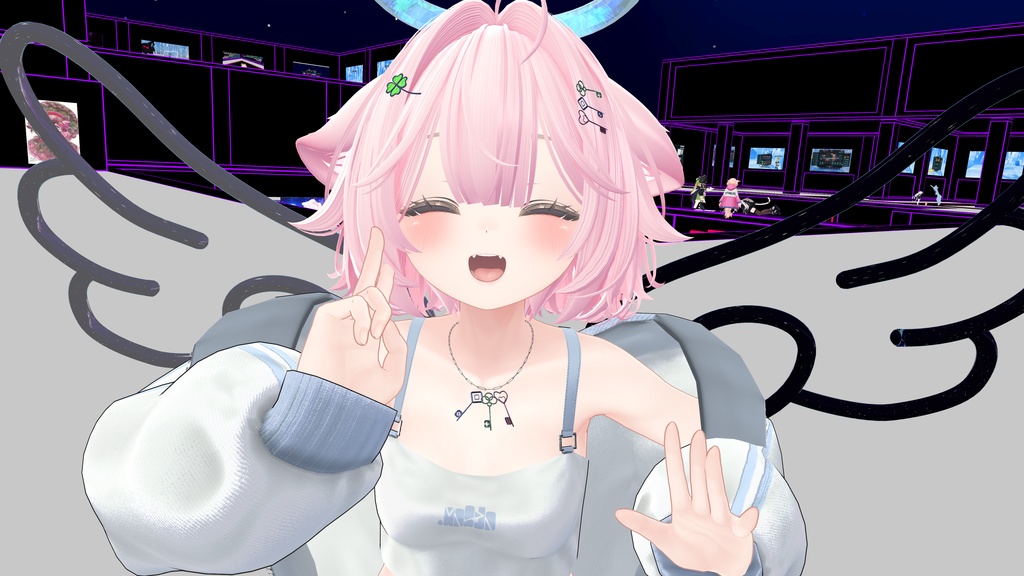 白詰草のヘアピン