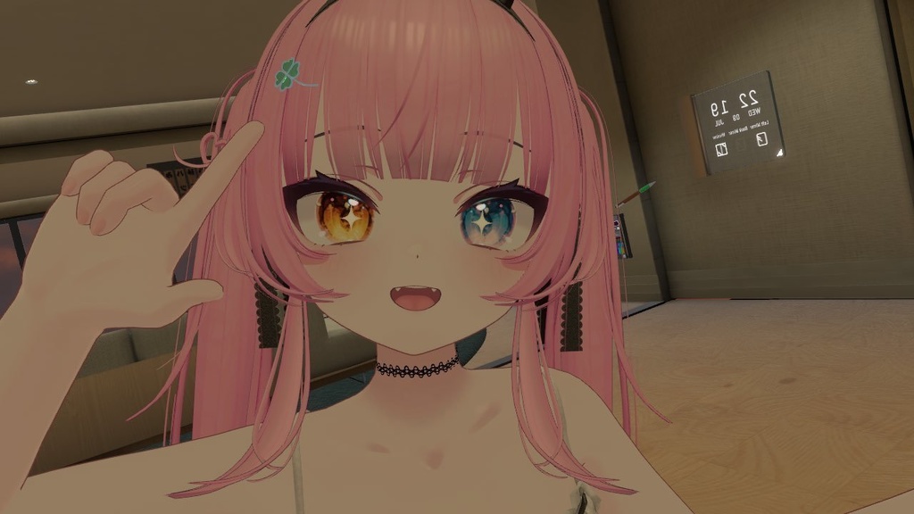 白詰草のヘアピン