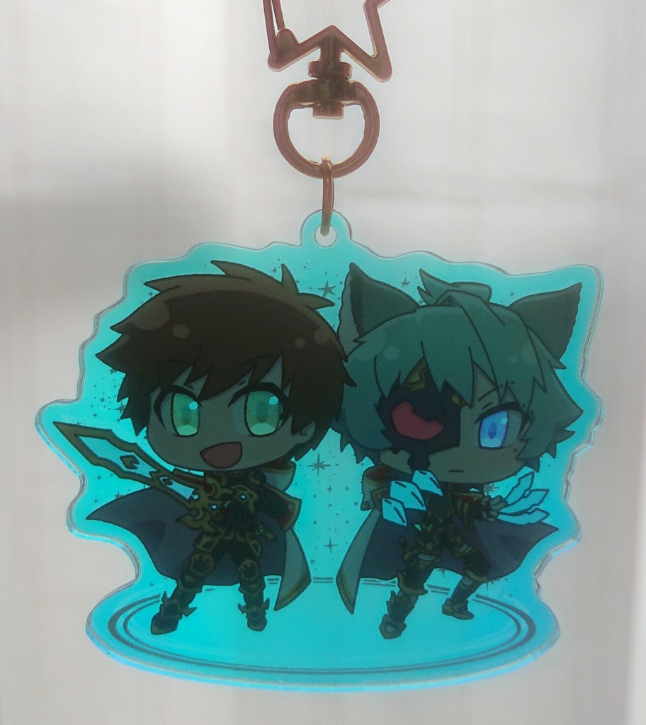 グラシスおそろいオーロラアクキー