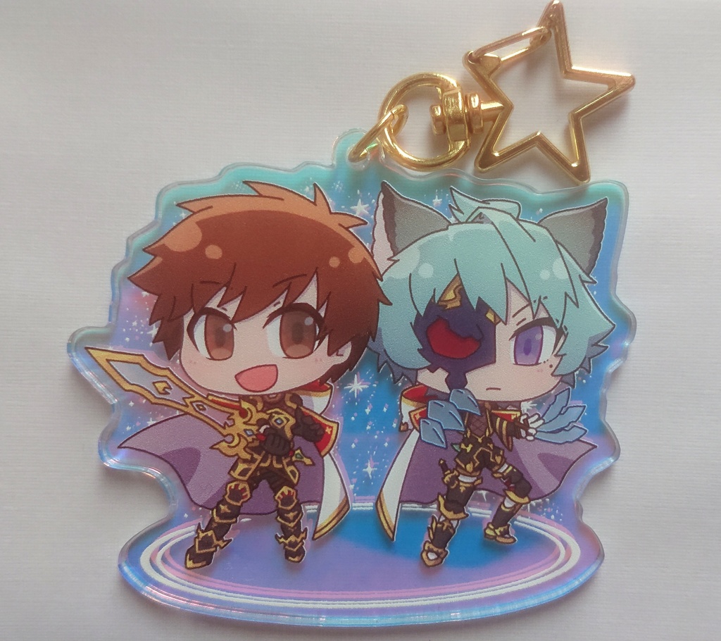 グラシスおそろいオーロラアクキー