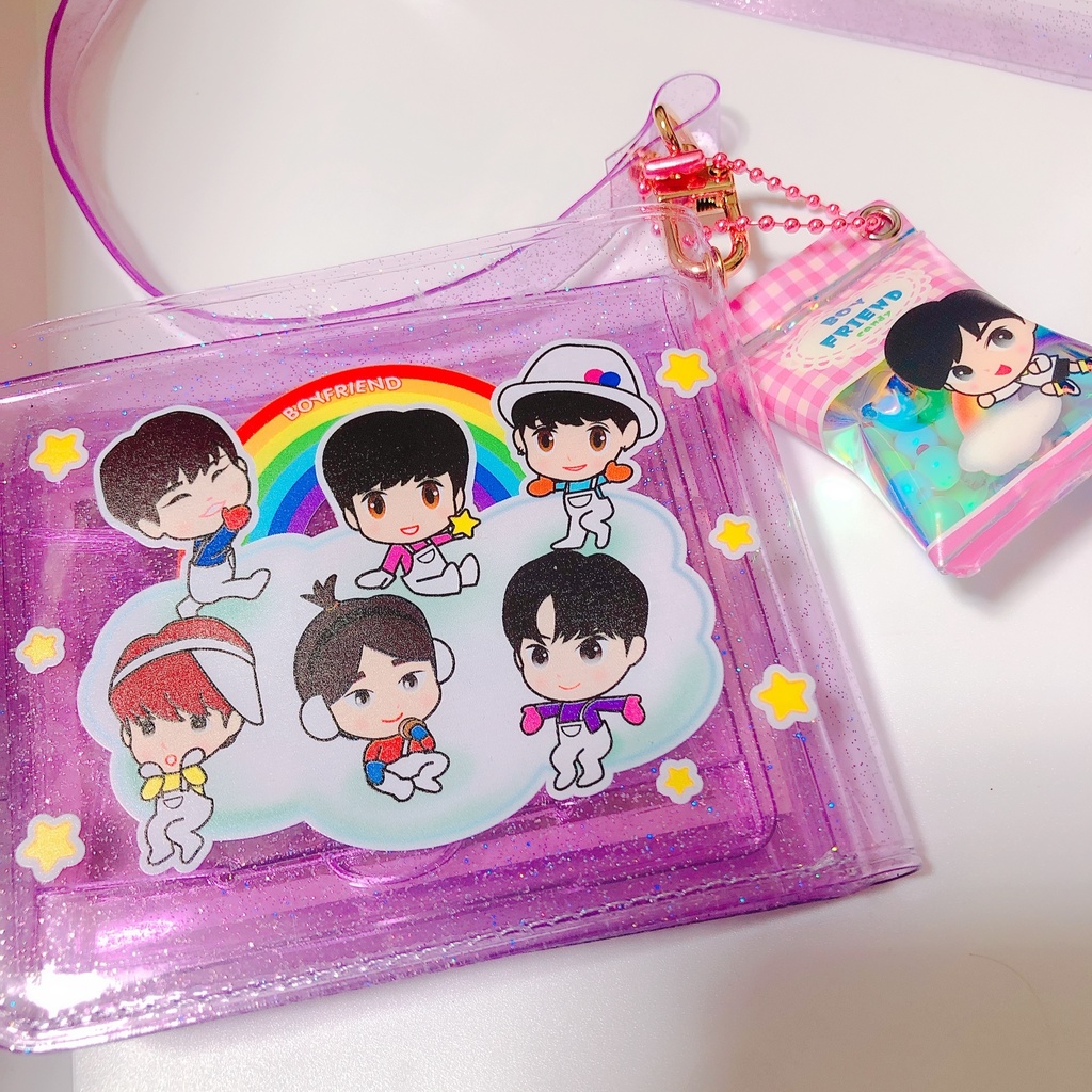 ラメラメ二つ折り財布