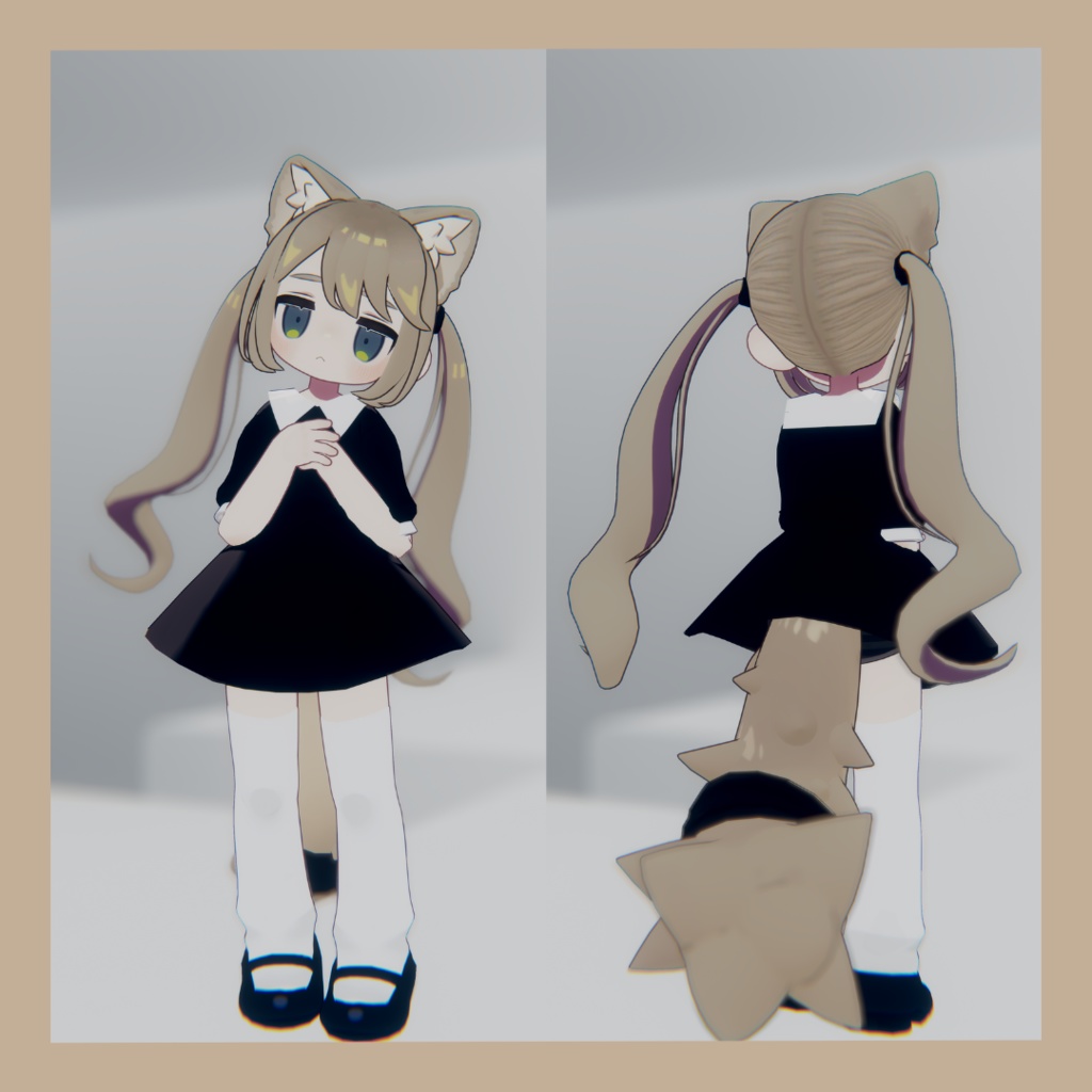 【髪型+衣装】おでかけツインテール【キプフェル対応】