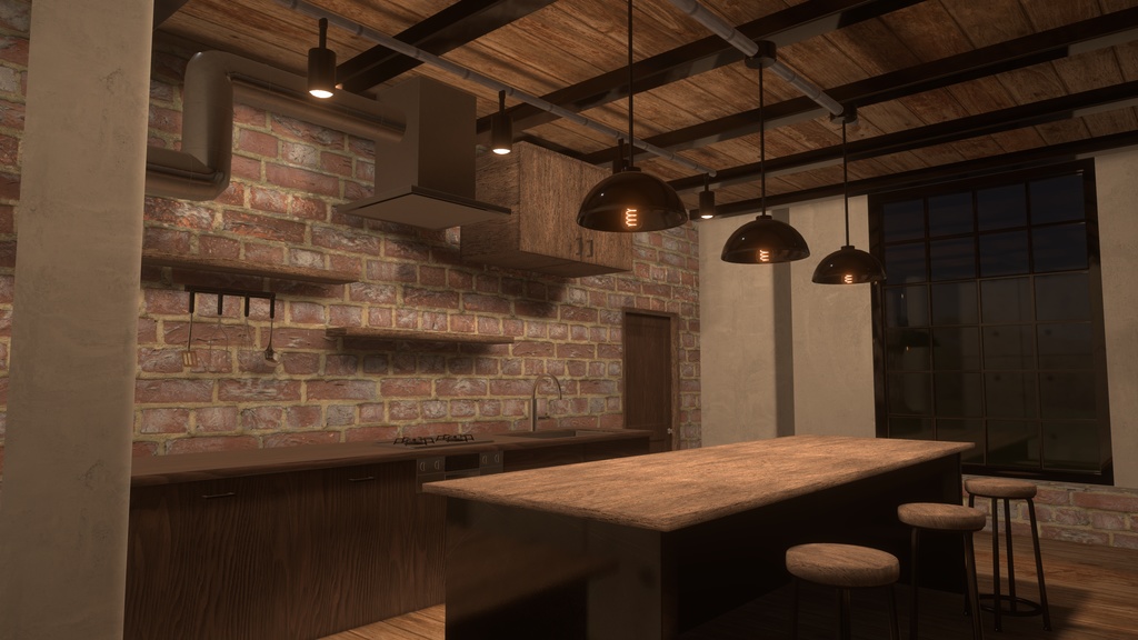 【販売ワールド】Industrial Atrium