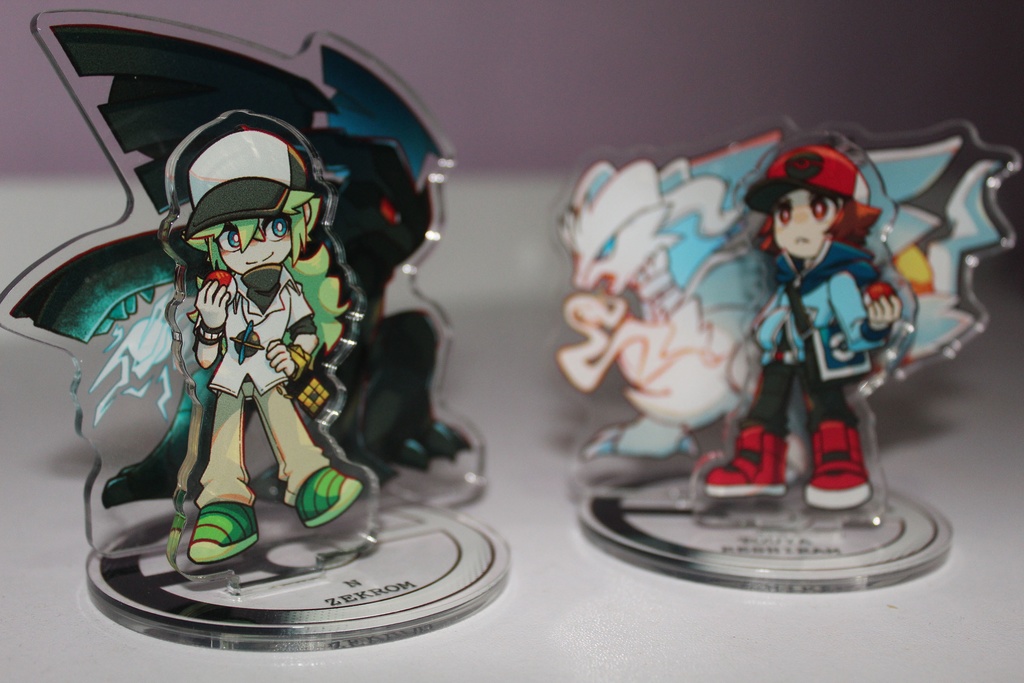 N & Touya Acrylic Standee - putih-weiss - BOOTH