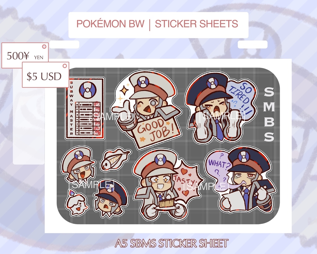 A5 SBMS Stickers