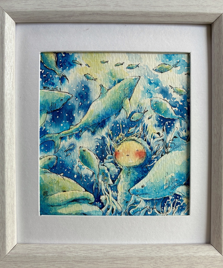 「海のなか」原画