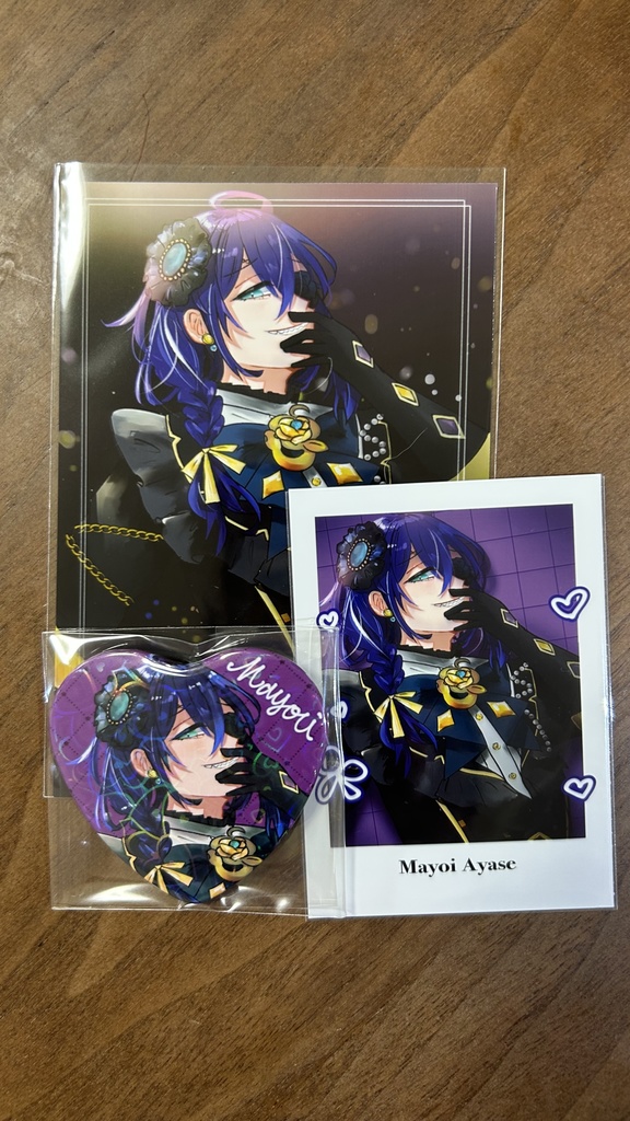 礼瀬マヨイハートホログラム缶バッジセット