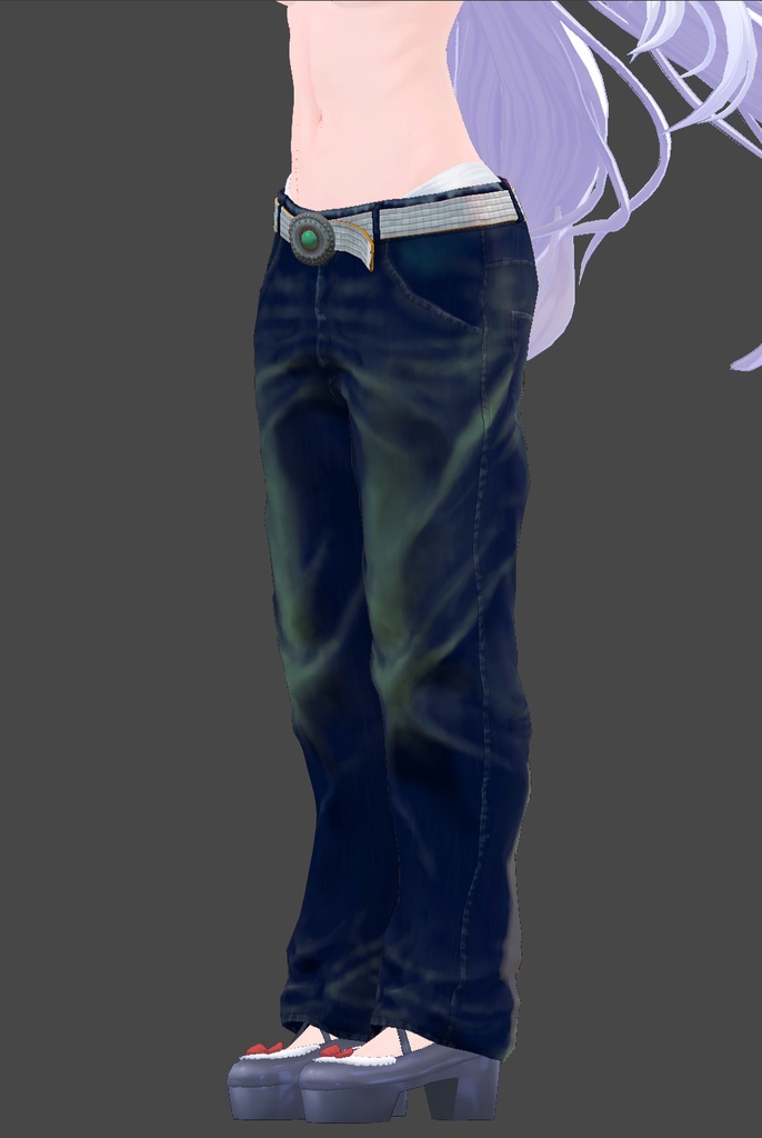 【狐雨&INABA&椎名対応】ローライズヴィンテージデニム