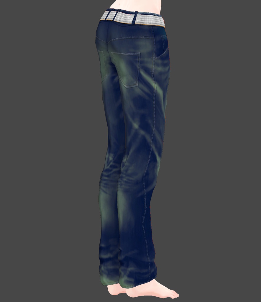 【Ubody対応】ローライズヴィンテージデニム