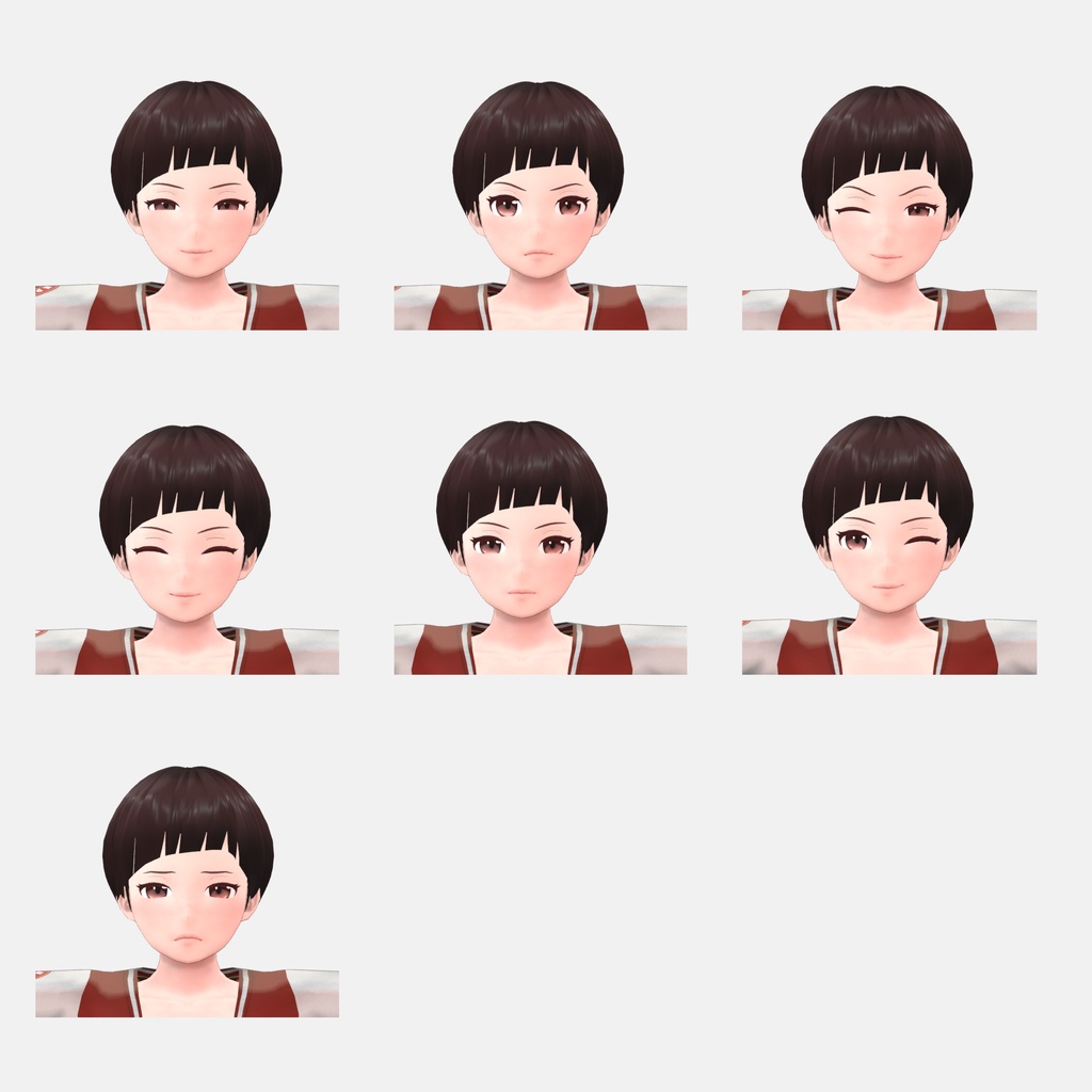 オリジナル3Dモデル -mai-舞