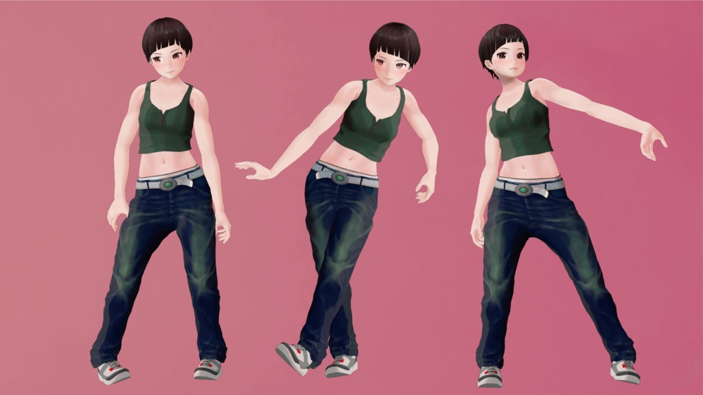 オリジナル3Dモデル -mai-舞