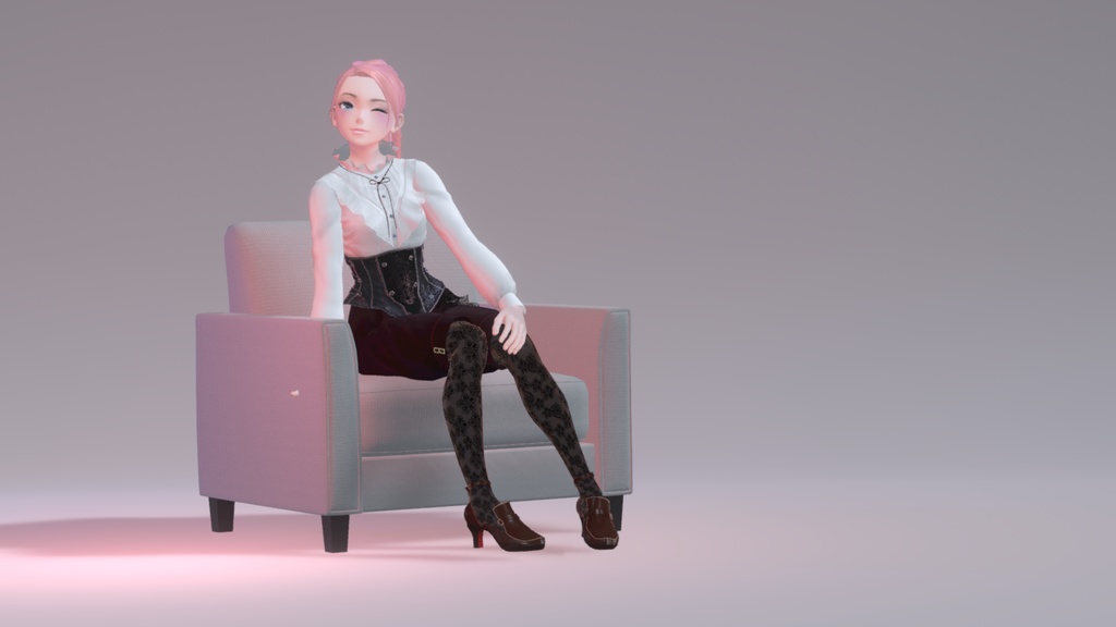 オリジナル3Dモデル 踊-odo-