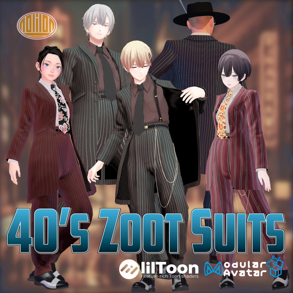 40's Zoot Suits　複数アバター対応