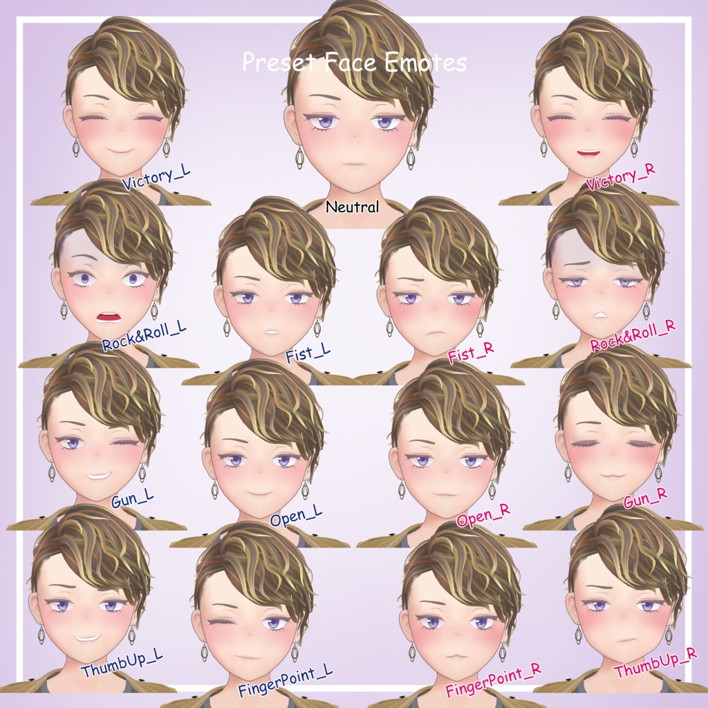 オリジナル3Dモデル 韻 -Hibiki-