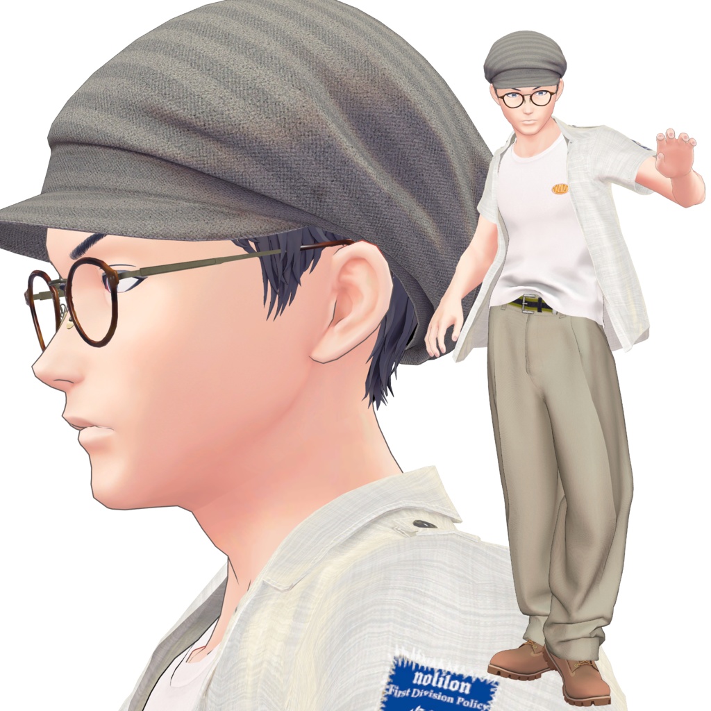 オリジナル3Dモデル 颯 -HAYATE-