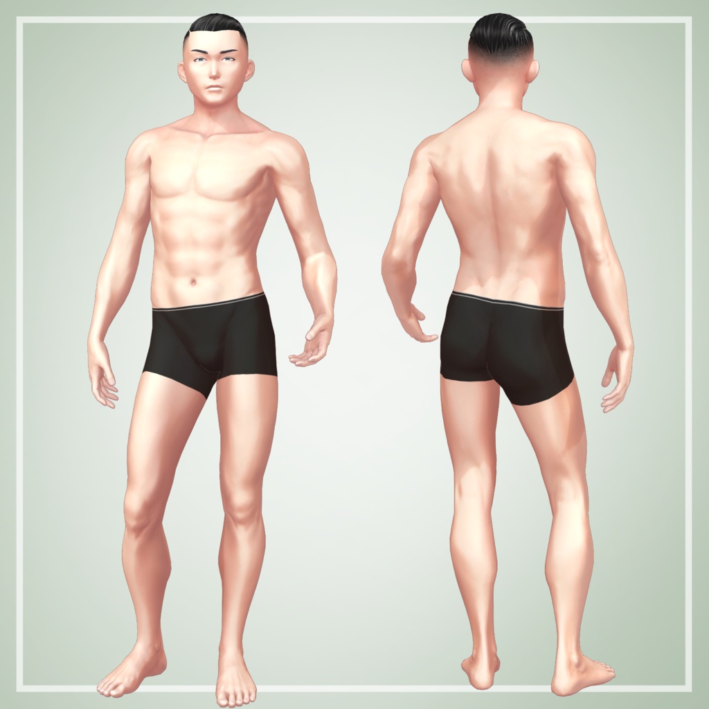 オリジナル3Dモデル 颯 -HAYATE-