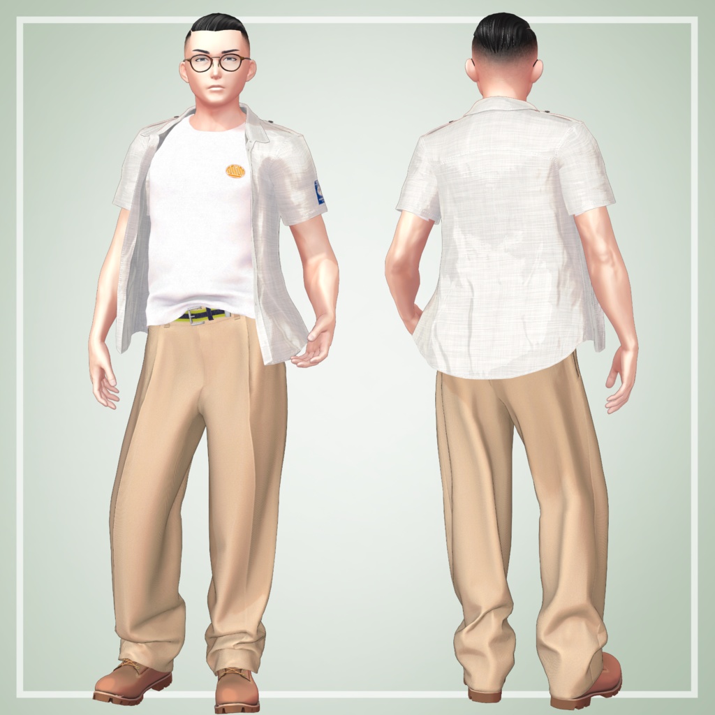 オリジナル3Dモデル 颯 -HAYATE-