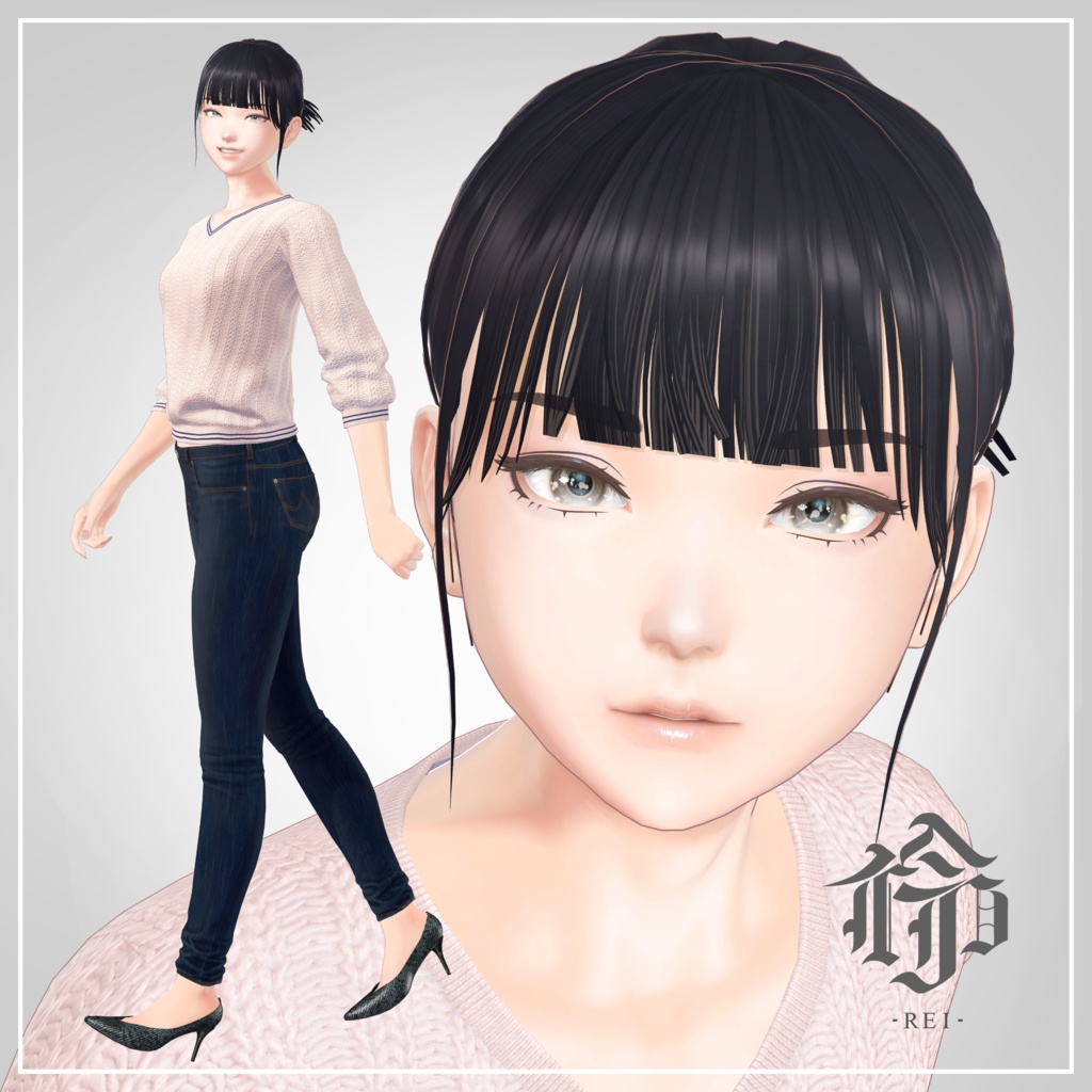オリジナル3Dモデル　伶 -REI-